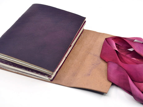 Berry Charm One of a Kind Leather Journal