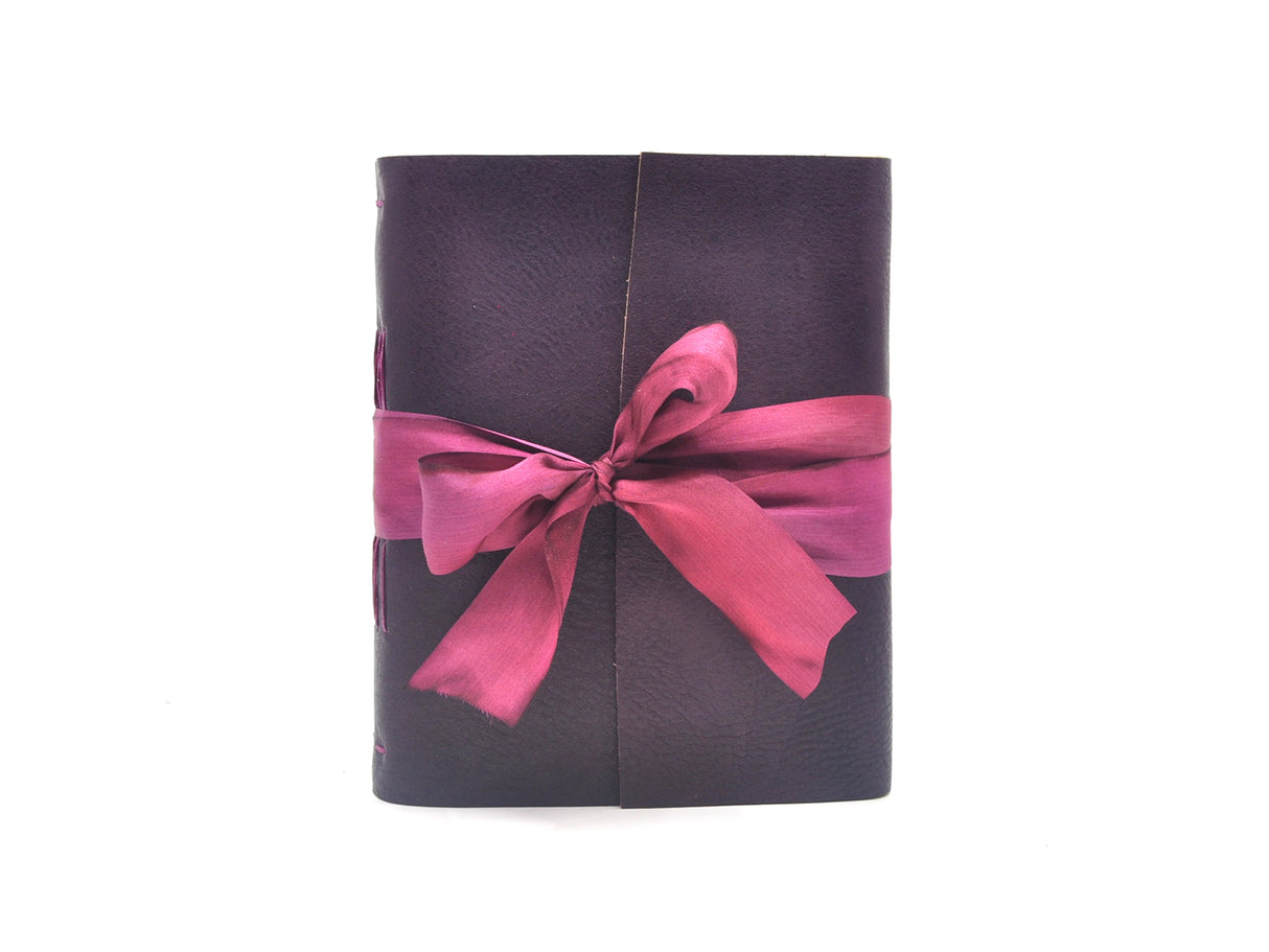 Berry Charm One of a Kind Leather Journal
