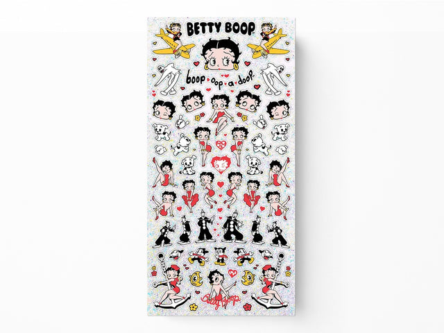Betty Boop Glitter Holographic Mini Sticker Sheet