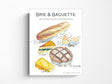 Brie & Baguette 20 Notecards & Envelopes