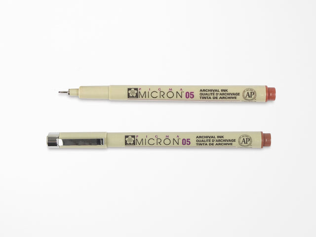 Brown Pigma Micron Pen