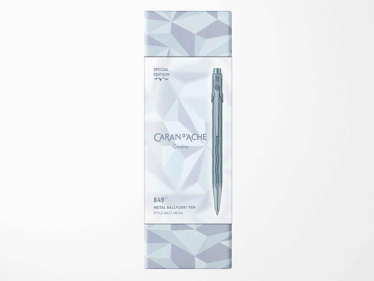 Caran D'Ache 849 Ballpoint Pen Alpine Frost Blue