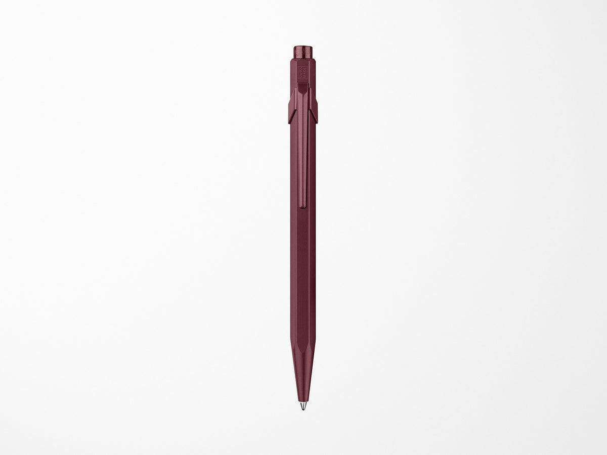 Caran D'Ache 849 Ballpoint Pen Toile De Jouy - Burgundy