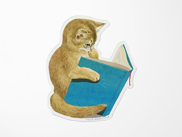 Cat Tale Vinyl Sticker