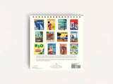 Cavallini 2027 DESK Calendar - Vintage Travel