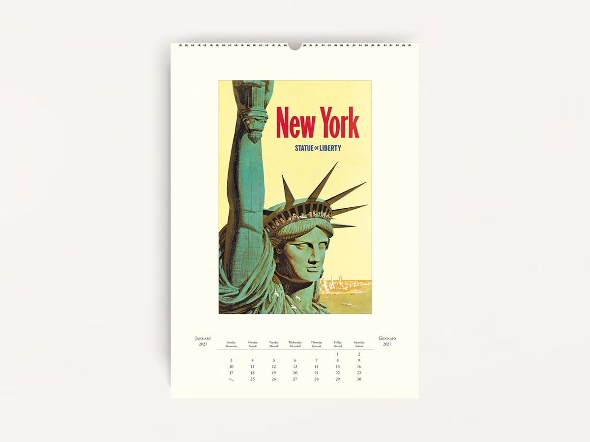 Cavallini 2027 WALL Calendar - New York