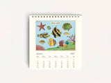 Cavallini 2027 DESK Calendar - Sea Life
