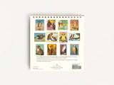 Cavallini 2027 DESK Calendar - Vintage Owls