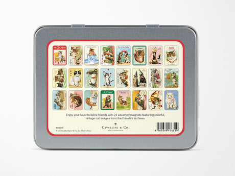 Cavallini Vintage Magnet Set - Cats