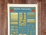 Cavallini Vintage Tea Towel - Pasta