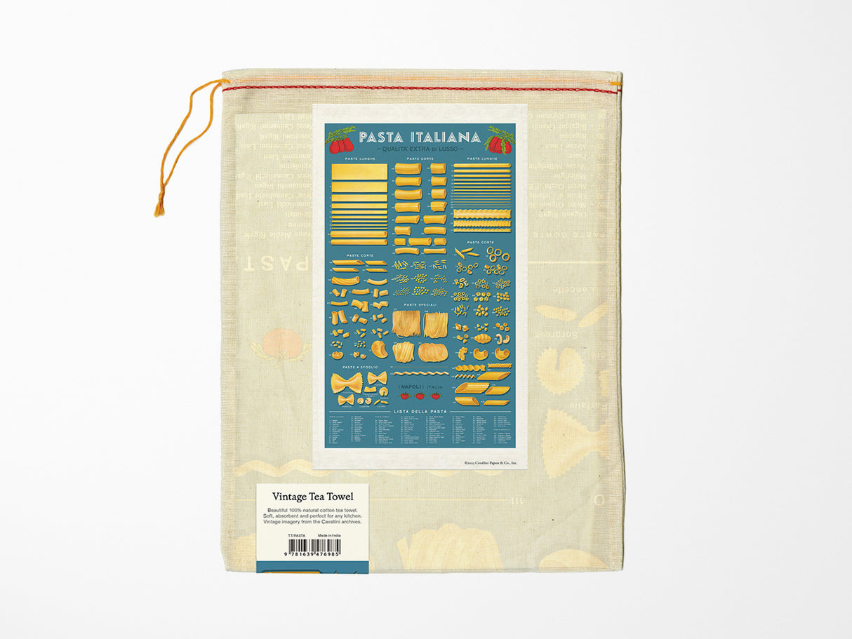 Cavallini Vintage Tea Towel - Pasta