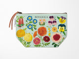 Cavallini Vintage Zipper Pouch - Botanica