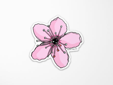 Cherry Blossom Vinyl Sticker