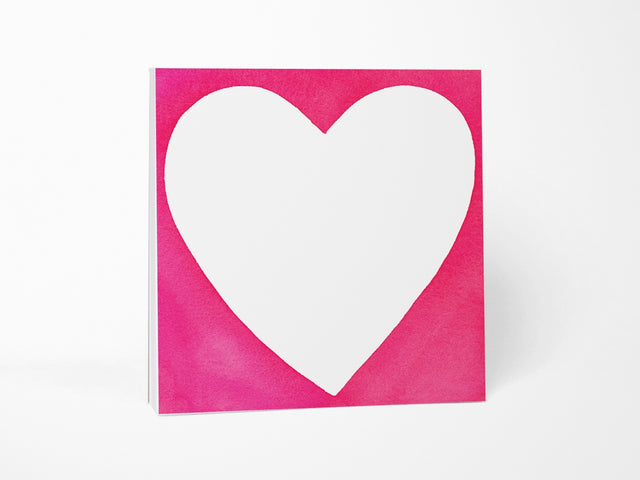 Chubby Heart Chunky Notepad