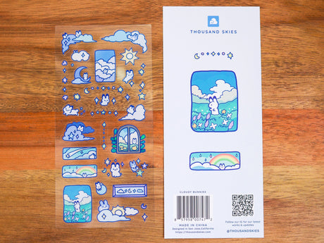 Cloudy Bunnies Sticker Sheet