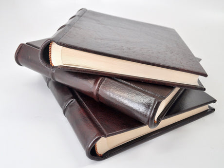 Collezione 14 x 14 Italian Handmade Distressed Leather Photo Album
