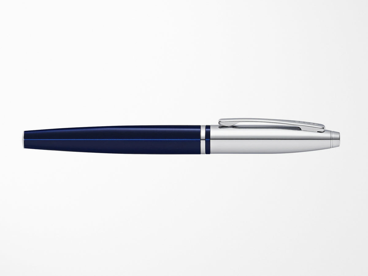 Cross Calais Pen - Chrome & Blue Lacquer