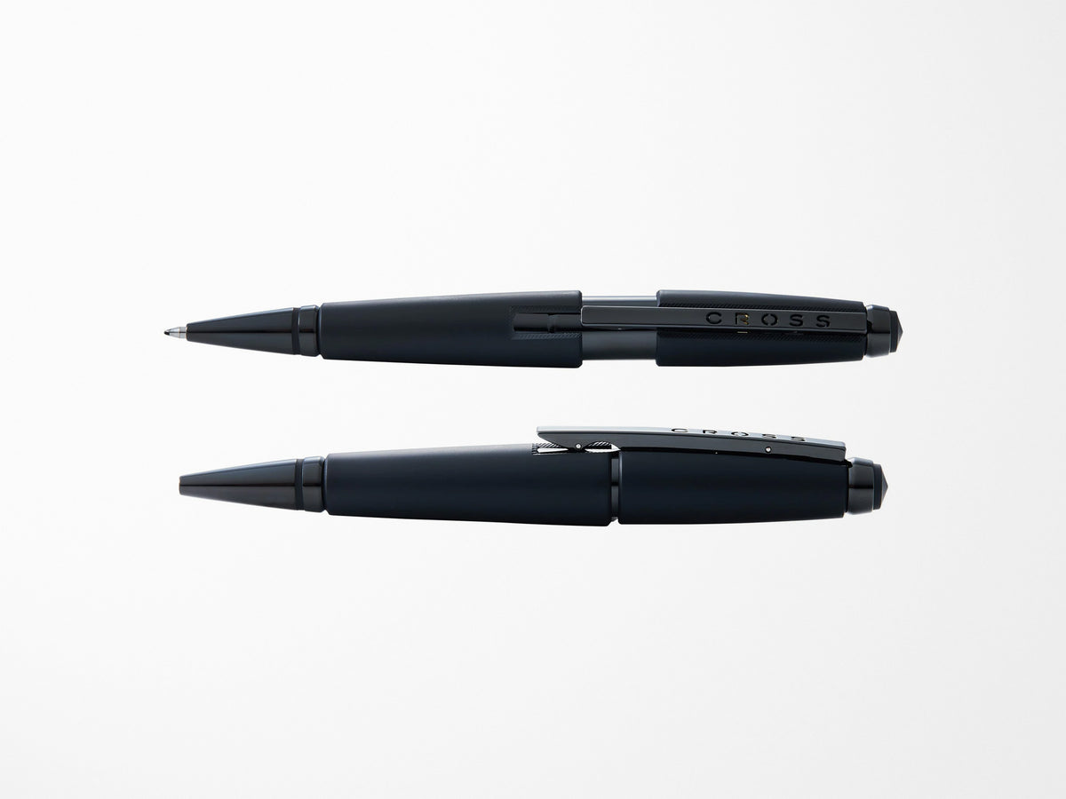 Cross Edge Rollerball Pen - Matte Black Lacquer