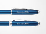 Cross Foundry Pen - Translucent Blue Lacquer