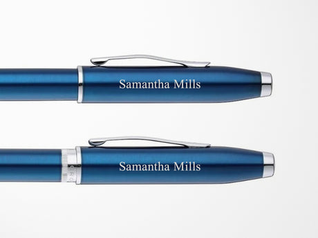 Cross Foundry Pen - Translucent Blue Lacquer
