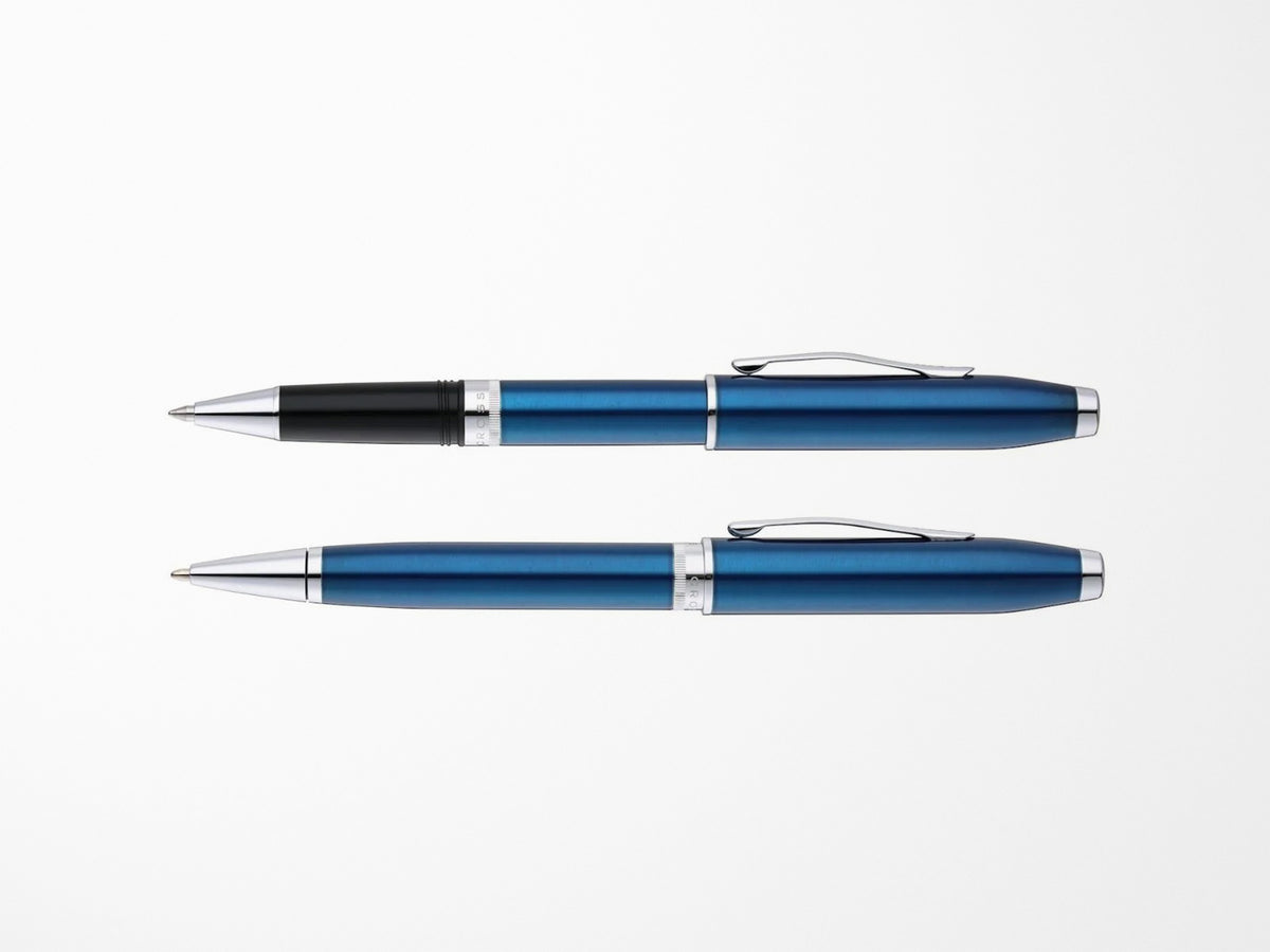 Cross Foundry Pen - Translucent Blue Lacquer