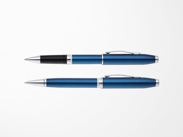 Cross Foundry Pen - Translucent Blue Lacquer