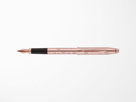 Cross Rose Gold Cherry Blossom Fountain Pen - Fine