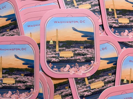 DC in Bloom Vinyl Sticker