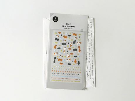 Deco Cats Sticker Sheet 1185