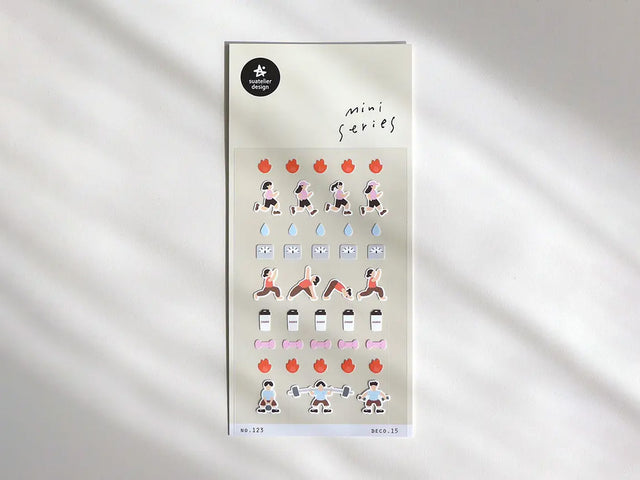 Deco.15 Exercise Sticker Sheet 123