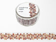 Die Cut Washi Tape - Brick