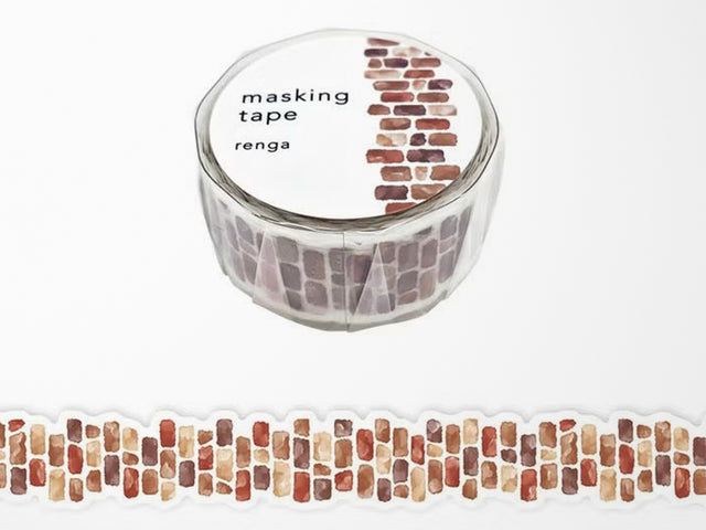 Die Cut Washi Tape - Brick