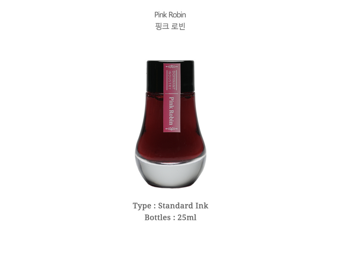 Dominant Industry Bottled Ink - Alchemist Pink Robin