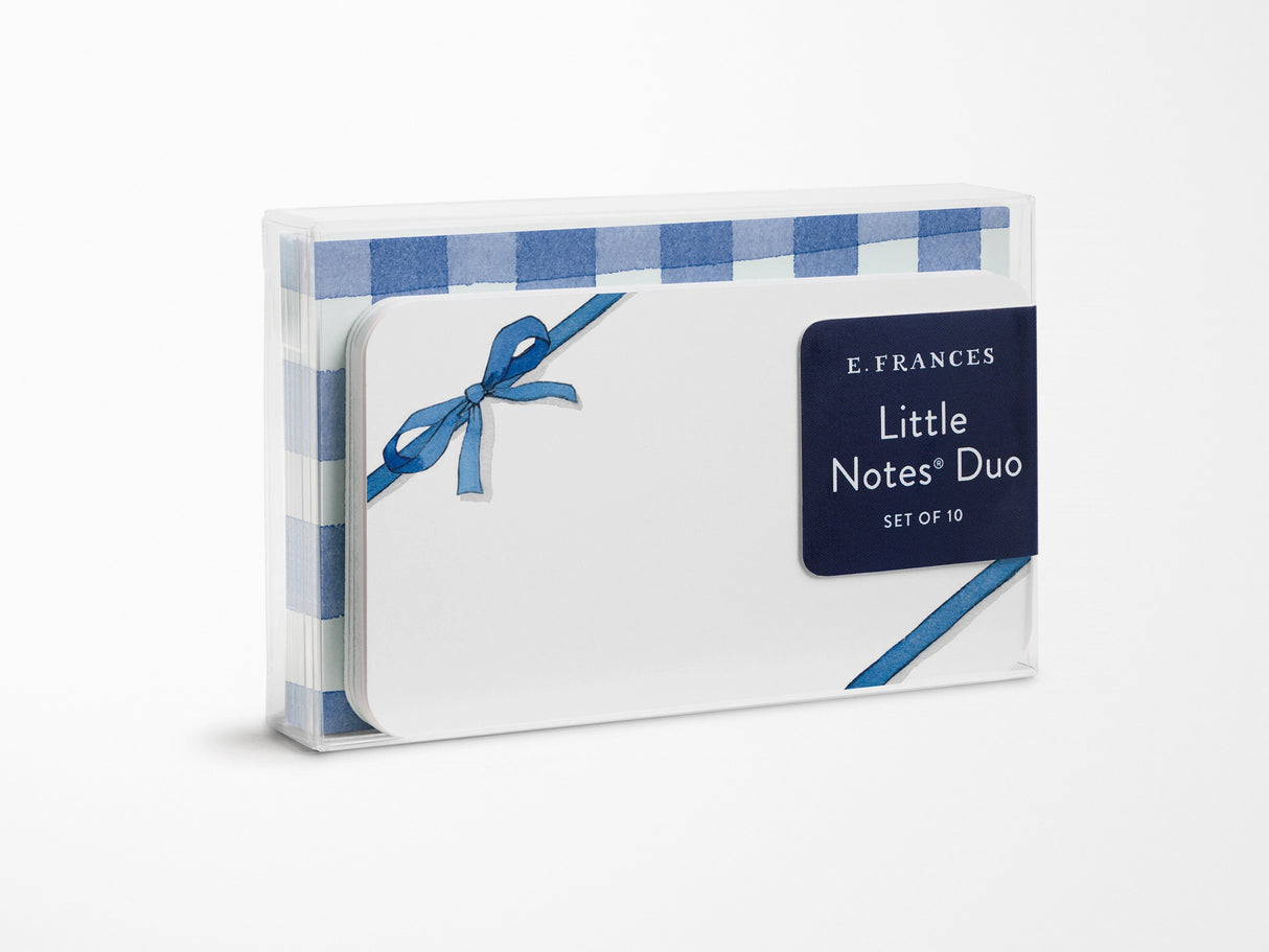 E. Frances Blue Bow Little Notes® Duo Set