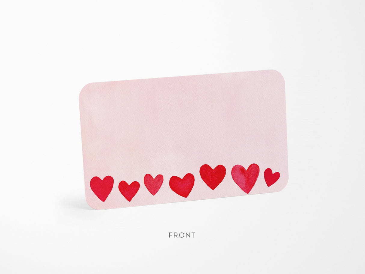 E. Frances Little Notes® - Mini Hearts Blush