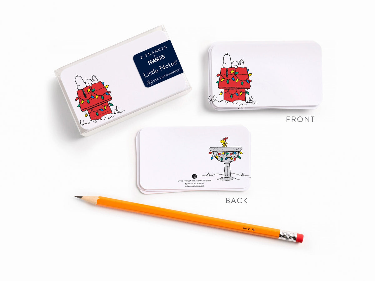 E. Frances x Peanuts™ - Snoopy Holiday Dog House Little Notes®