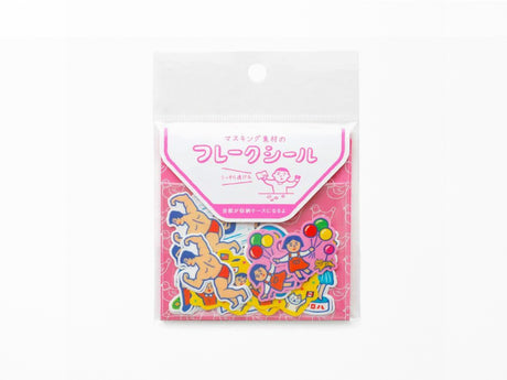 Emotional Humans Flake Stickers