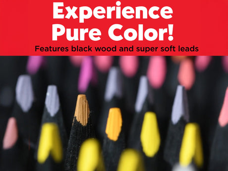 Faber Castell Black Edition Colored Pencils - Set of 12 Basic Colors