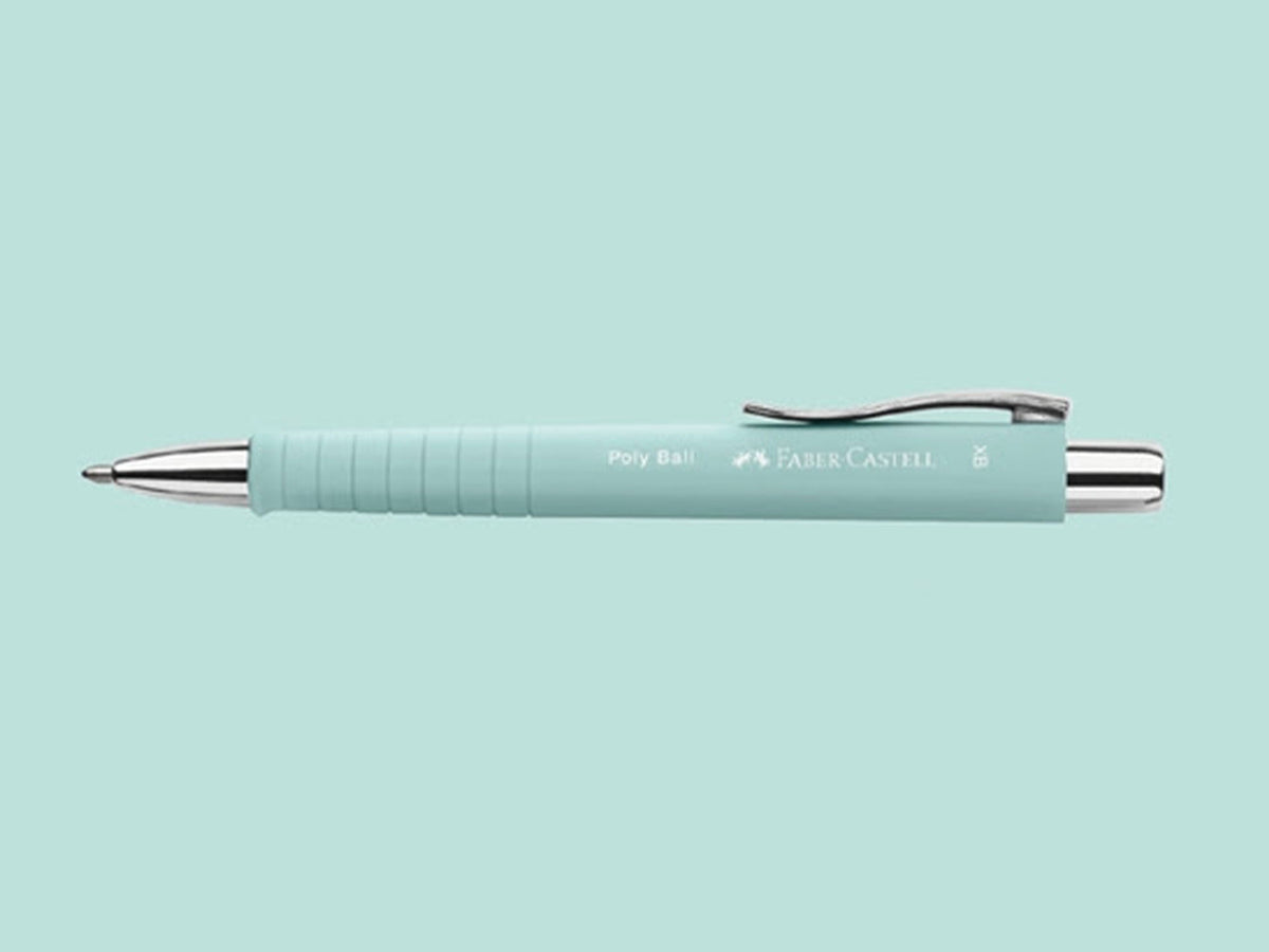 Faber Castell Poly Ball Pen Collection - Caribic Blue