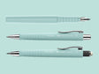 Faber Castell Poly Ball Pen Collection - Caribic Blue