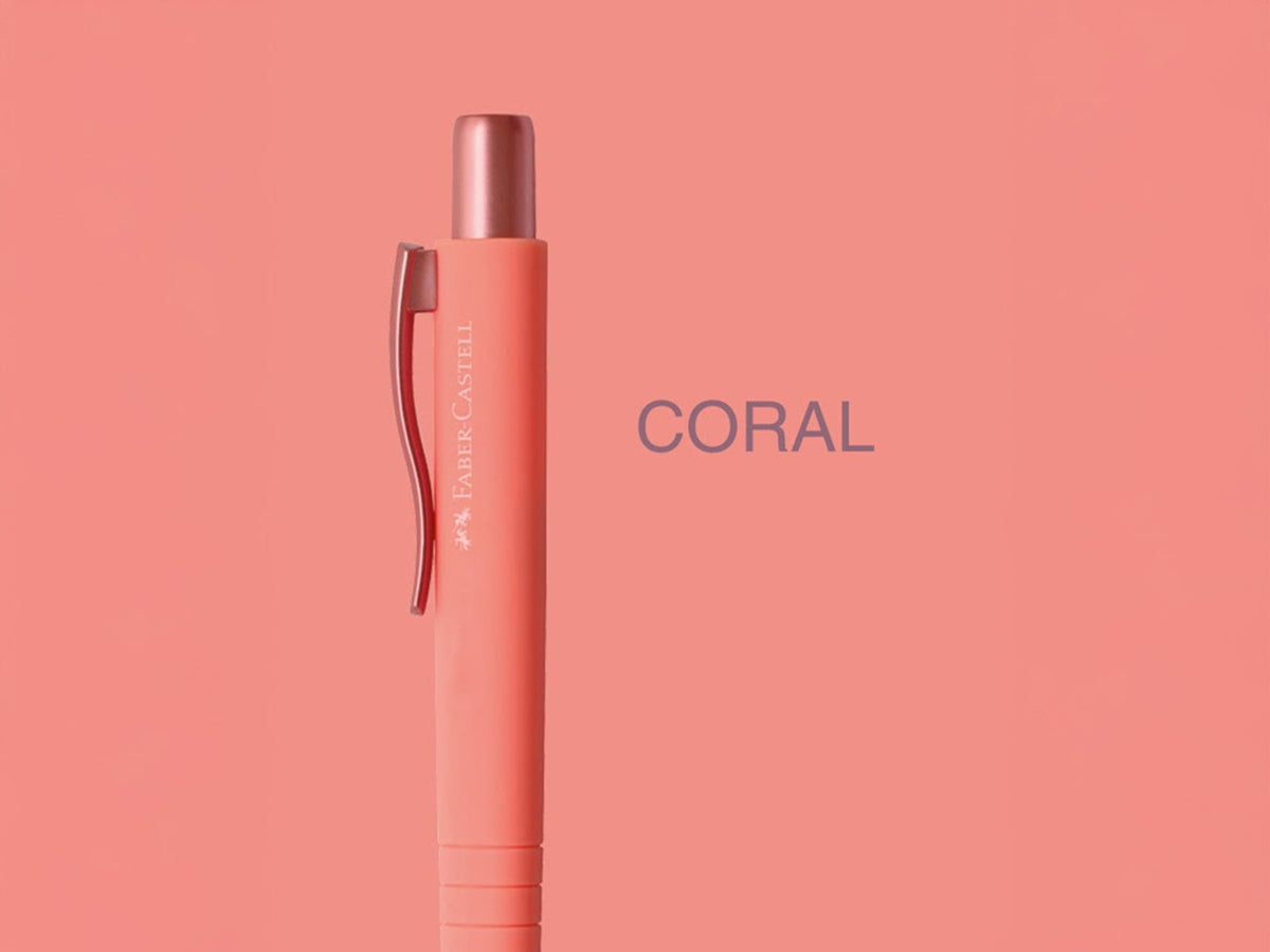 Faber Castell Poly Ball Urban Ballpoint Pen - Urban Coral