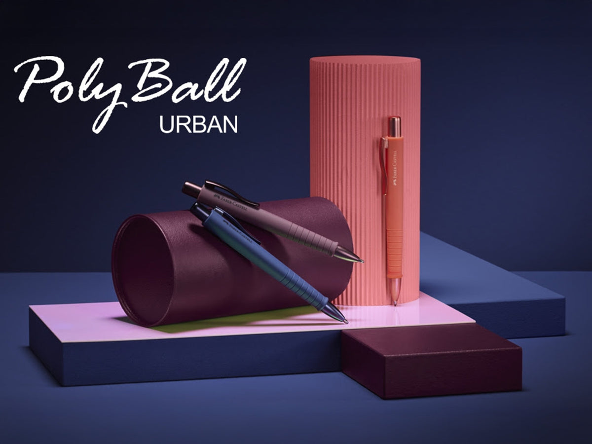 Faber Castell Poly Ball Urban Ballpoint Pen - Urban Coral