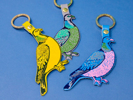 Feral Pigeon Key Fob