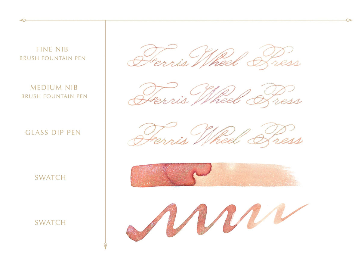 Ferritales Oinking Embers Fountain Pen Ink