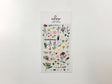 Flower Letter Sticker Sheet 1089