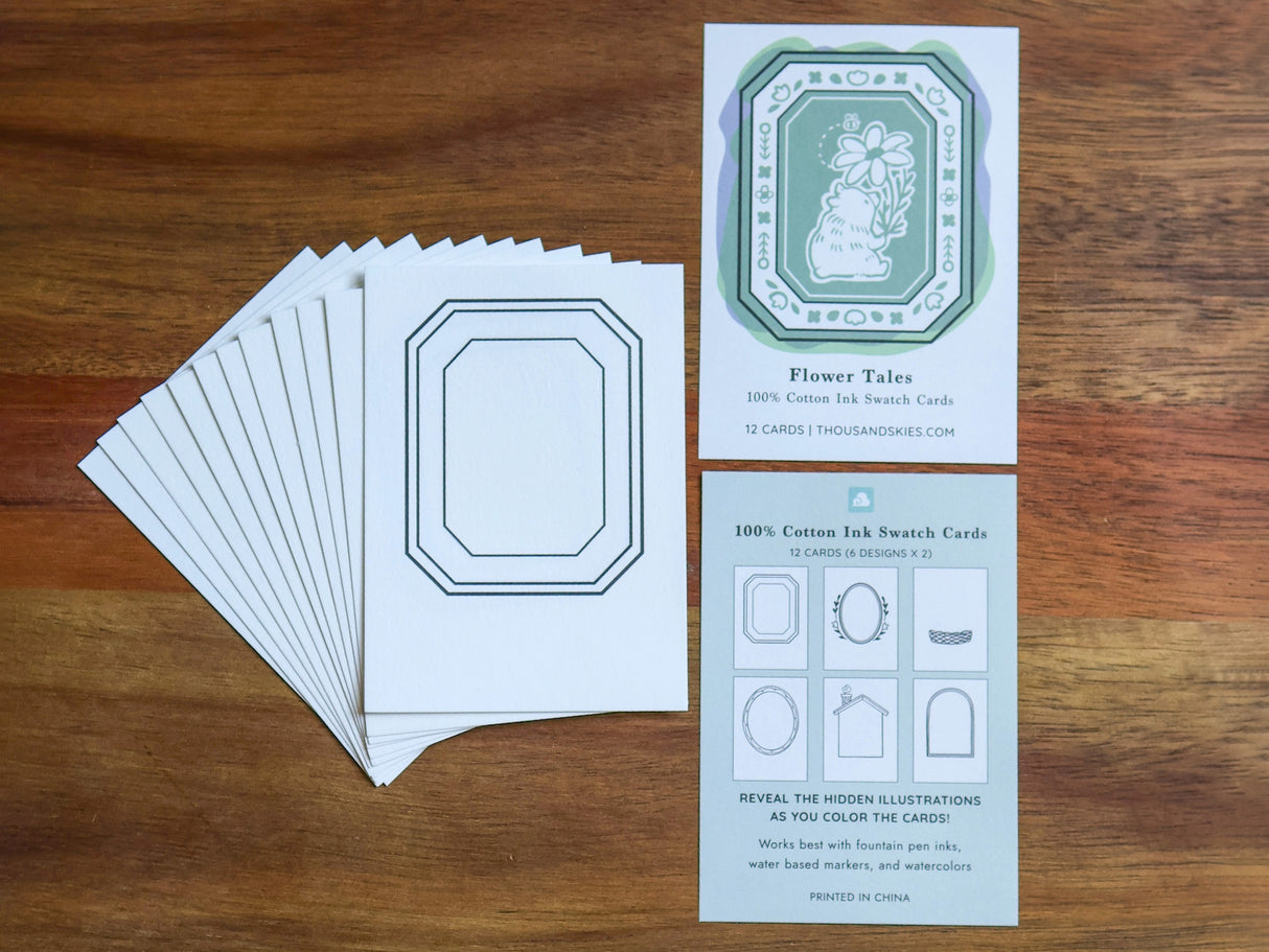 Flower Tales Ink Swatch Cards