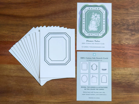 Flower Tales Ink Swatch Cards