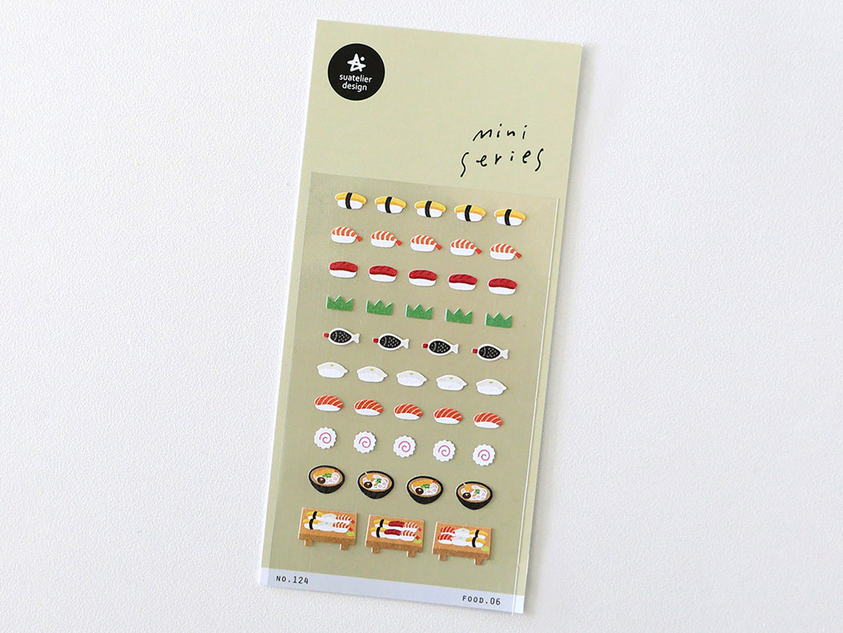 Food.06 Sushi Sticker Sheet 124