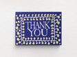 French Ultramarine and Yellow Thank You Cards, Set of 10