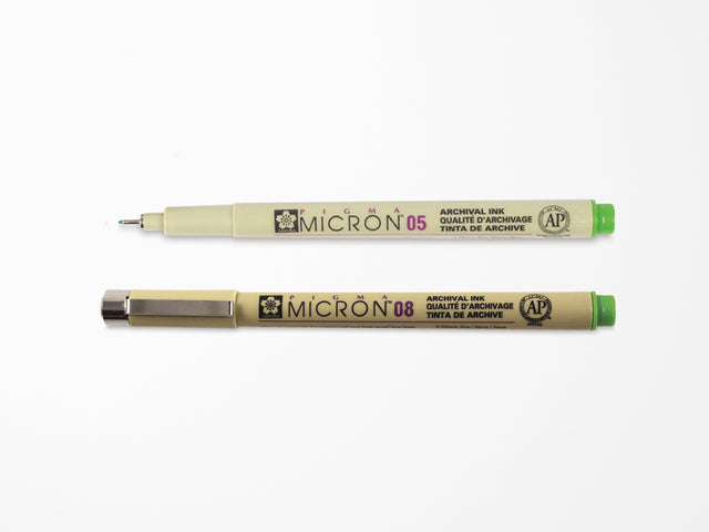 Fresh Green Pigma Micron Pen